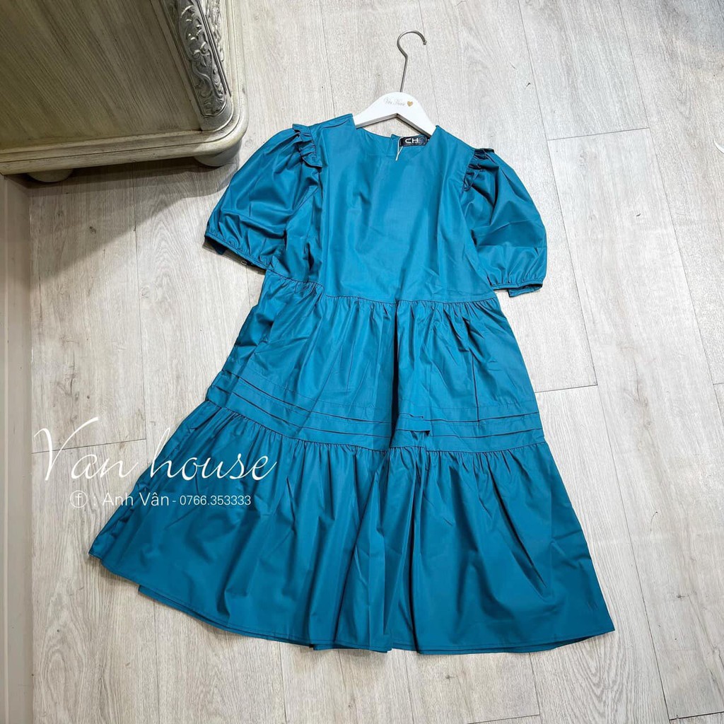 Váy thô baby doll xanh siêu HOT