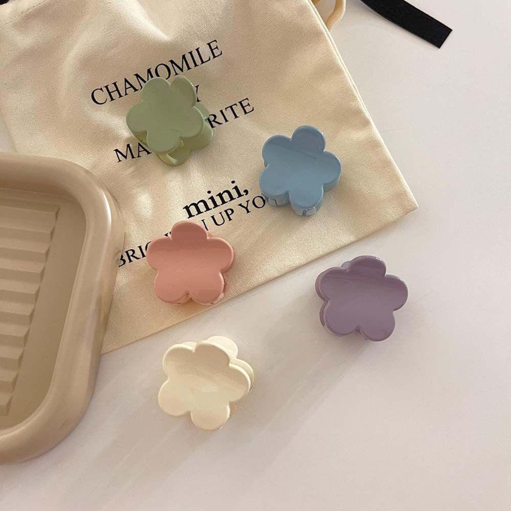 Kẹp Tóc Màu Sắc Ngọt Ngào Hình Bông Hoa Bằng Acrylic
