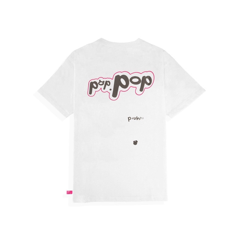 ÁO POPPOP BUBLLE LOGO TSHIRT CREAM,BLACK,WHITE