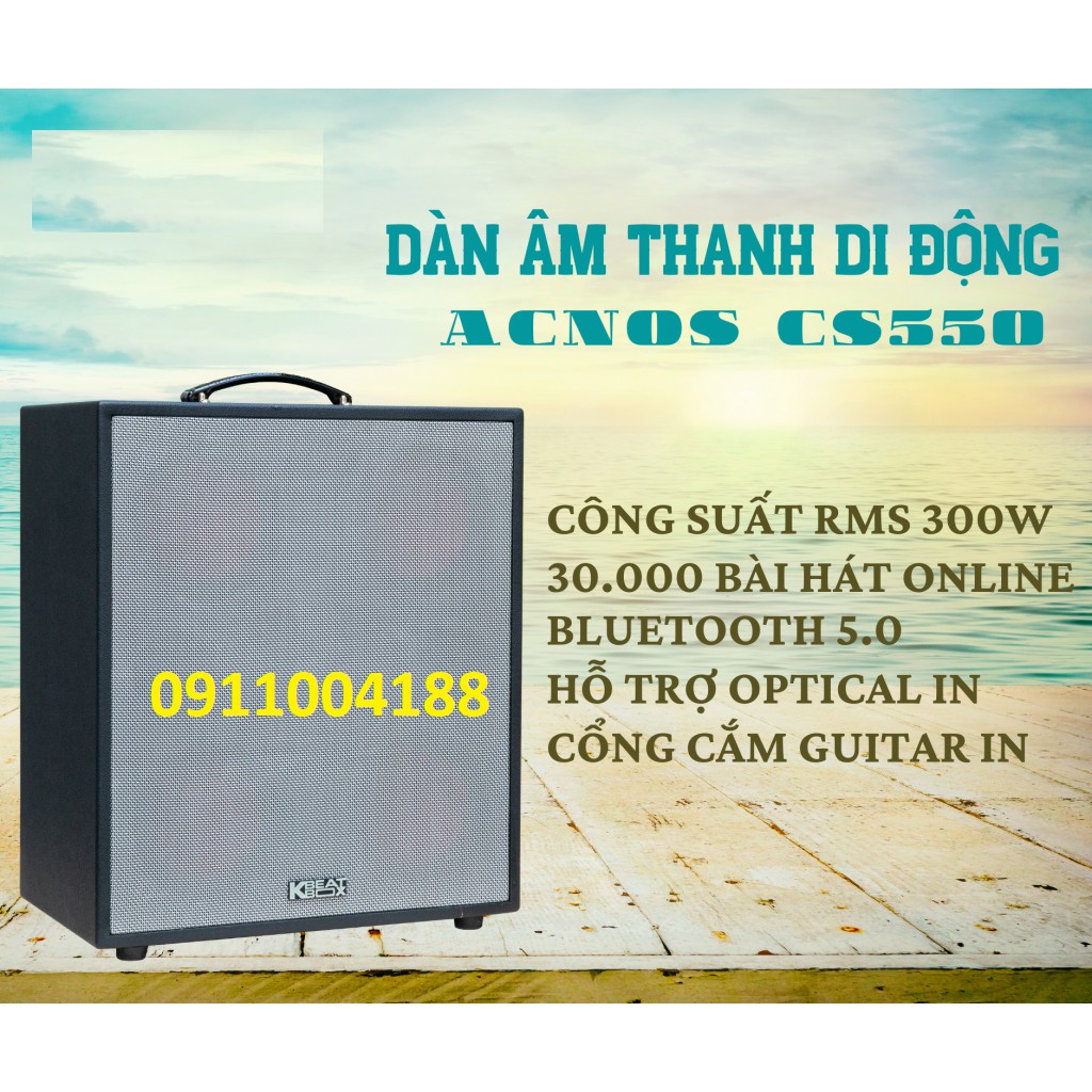 Loa kéo di động Acnos KBeatBox CS550