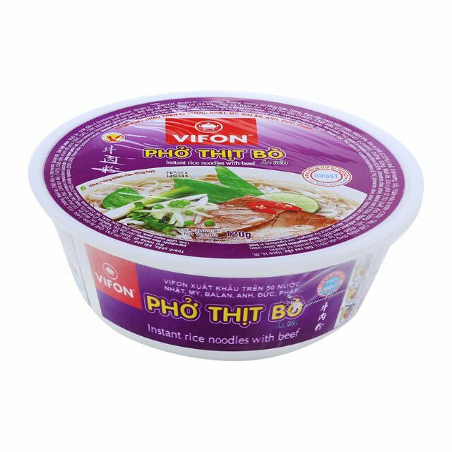 Phở thịt bò Vifon ( thùng 12 tô)