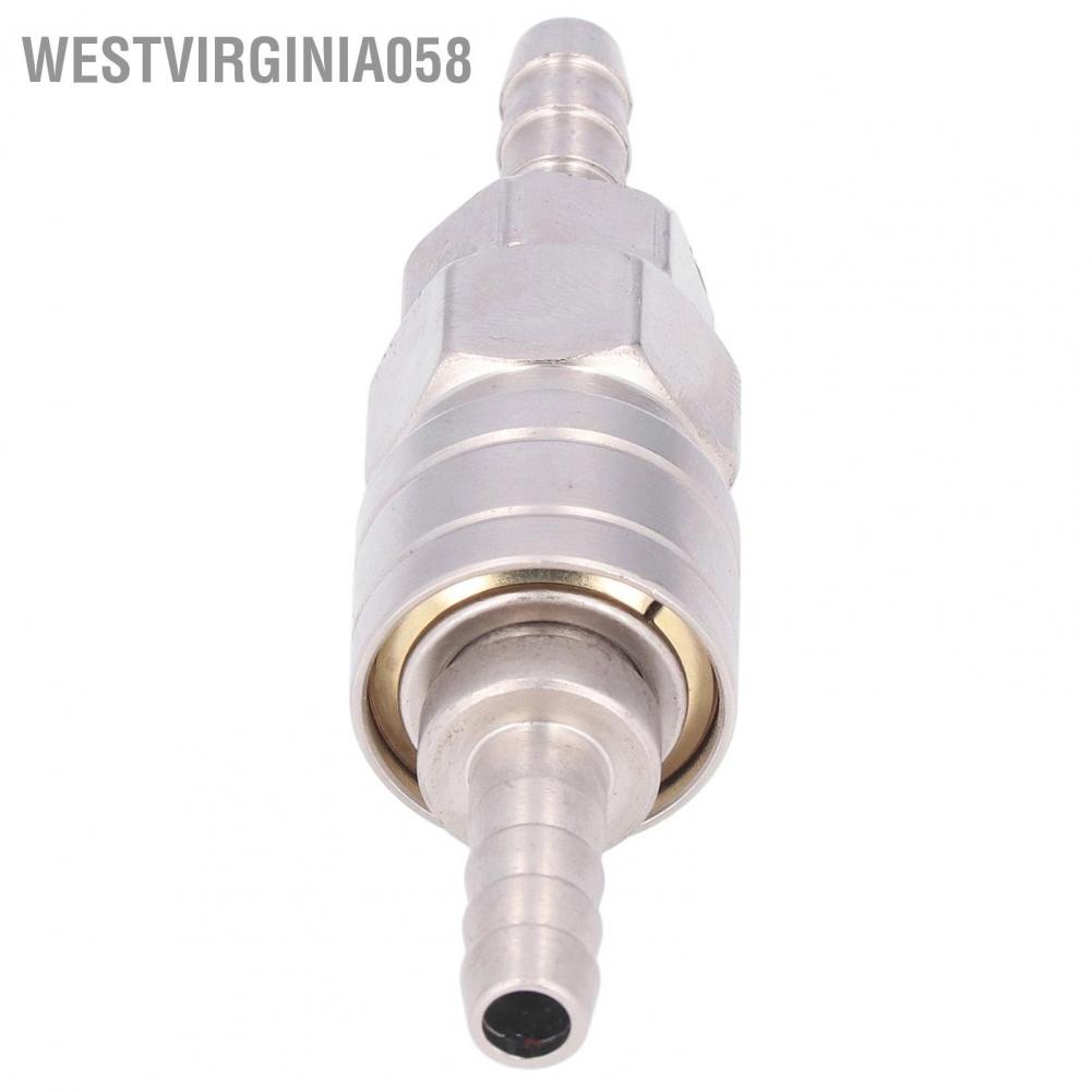 Westvirginia058 Bộ nối không khí Niken mạ thép gỉ Tự khóa Kết nhanh Phụ kiện ống nén