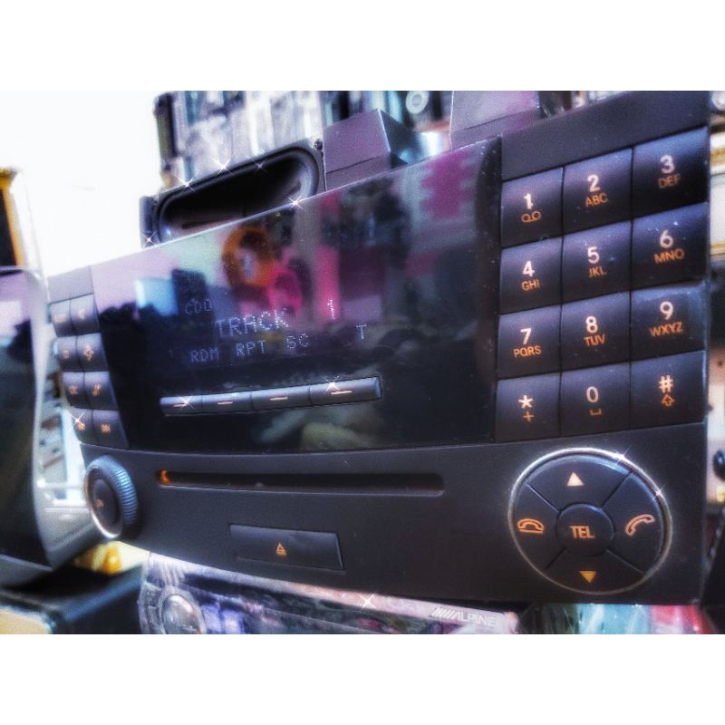 Đầu ALPINE RADIO CD MERCEDES BENZ E CLASS . AUX / USB /