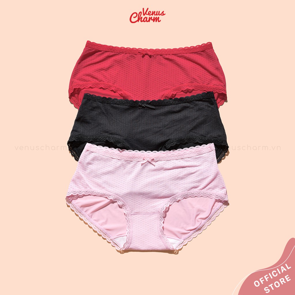 [Mã FAMALLT5 giảm 15% đơn 150k] Quần lót Daisy chất thun mịn basic thoáng mát Venus Charm 31195