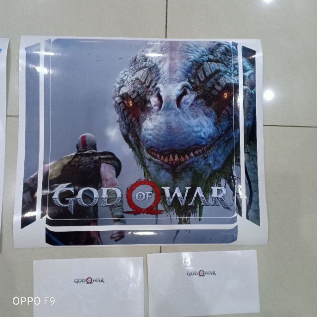 skin ps3 và ps4 god of war 4 miếng dán trang trí bảo vệ decal máy game điện tử giá cạnh tranh nhất