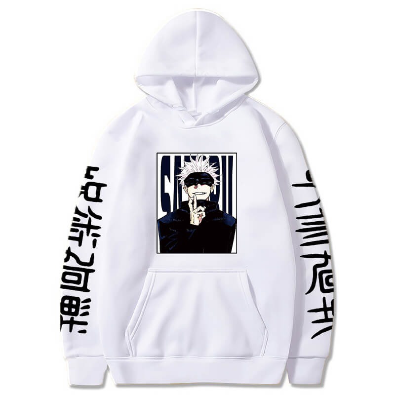 Cửu Âm Chân Kinh Kaisen Khoác Hoodie Anime Harajuku Satoru Gojo Đồ Họa Nam/Nữ Áo Nỉ Áo Thun Dài Tay Áo Dạo Phố Cao Cấp