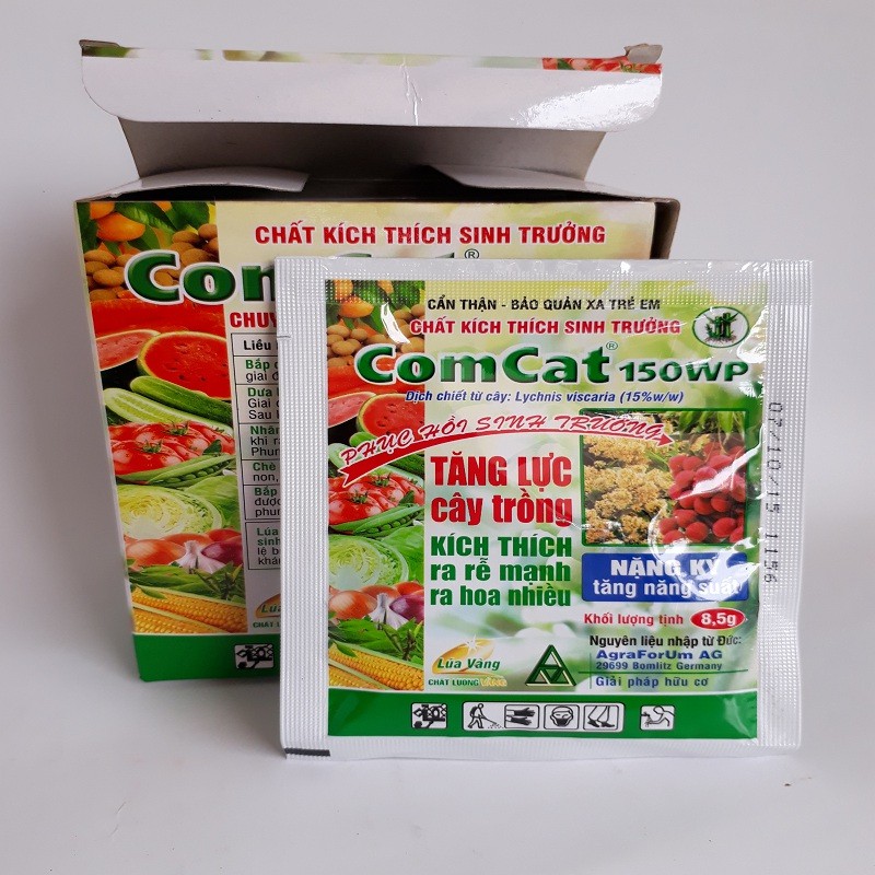 Thuốc xử lý hạt giống và kích thích sinh trưởng COMCAT 150WP 8,5g