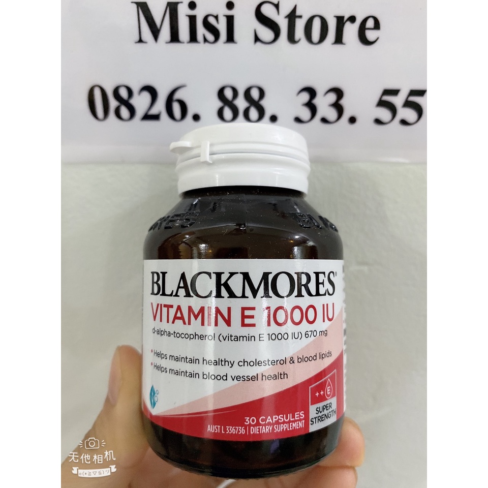 Viên uống Vitamin E 1000IU Blackmores 30 viên của Úc ( vtm E BLM)