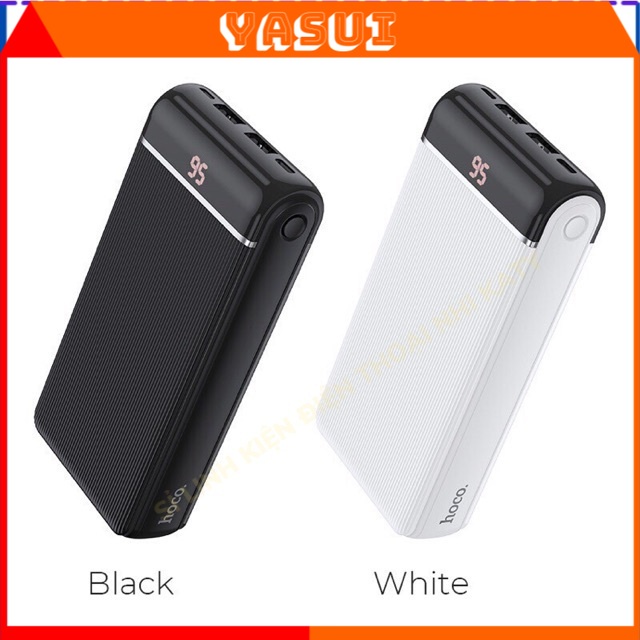 Cục sạc dự phòng Hoco 20000mAh J59A chính hãng, Dung lượng chuẩn Sạc lên tới 5 lần với 2 cổng sạc nhanh, NHI KATY