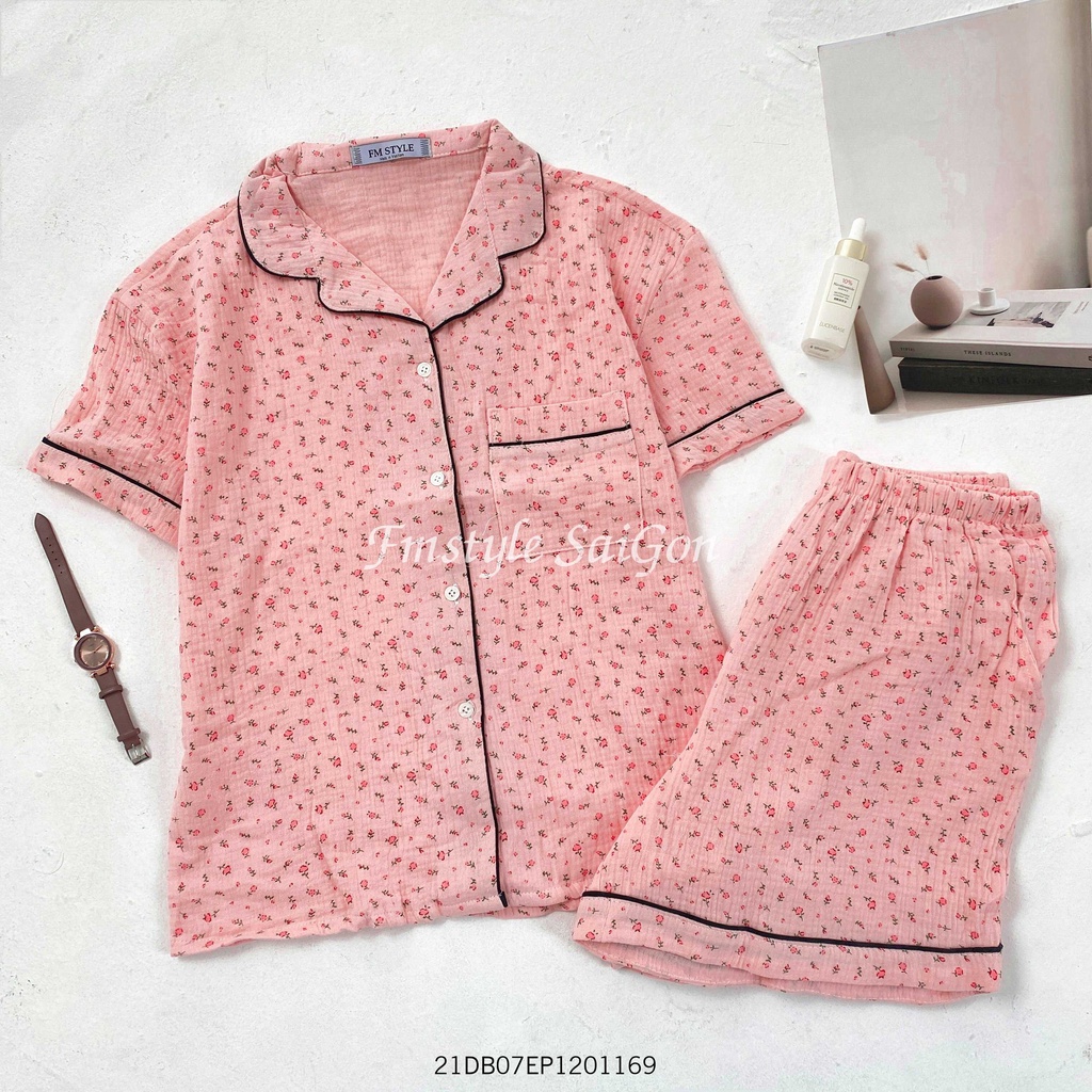 Bộ đồ ngủ nữ pijama, bộ mặc nhà chất xô cao cấp siêu mát nhiều họa tiết đáng yêu FMStyle SaiGon 21DB07EP1201 | BigBuy360 - bigbuy360.vn