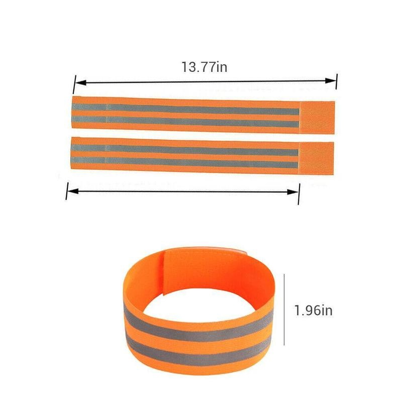 Băng Đeo Cổ Tay Phản Quang Nhiều Màu Sắc Có Thể Điều Chỉnh Hỗ Trợ Chạy Bộ Ban Đêm Cho Nam Và Nữ
