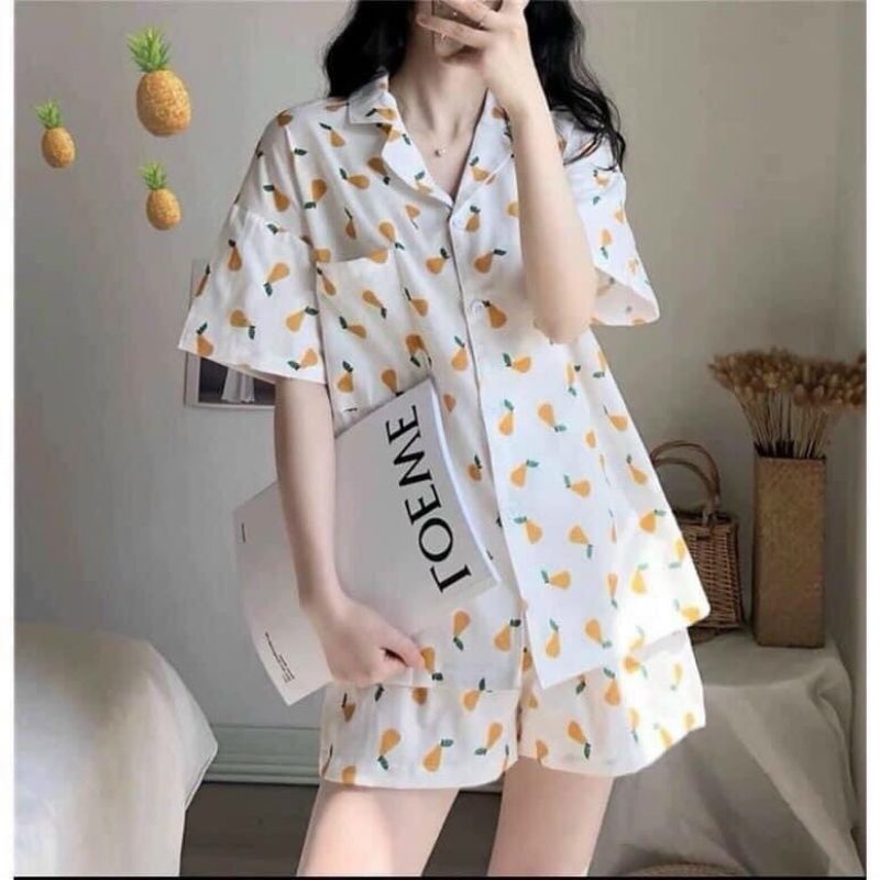 Bộ Pijama Cộc Tay Nhiều Hình Cute | BigBuy360 - bigbuy360.vn