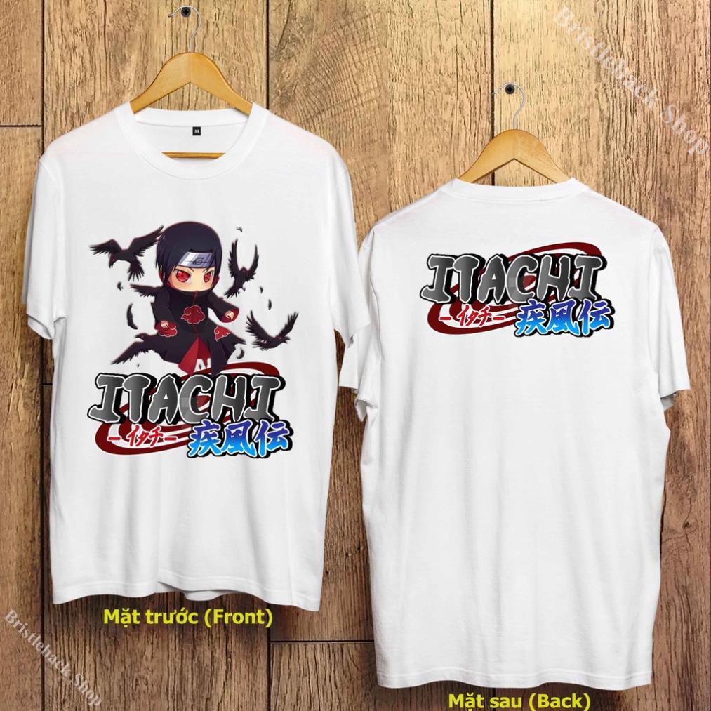 [UY TÍN]🎀 Áo Uchiha Itachi - Áo Naruto - Itachi T-Shirt - Akatsuki T-Shirt siêu rẻ - UIC-008
