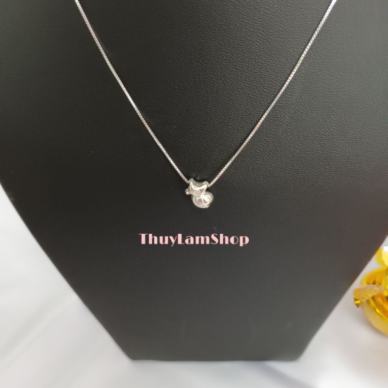 Vòng cổ dây chuyền bạc 12 con giáp độ mệnh vĩnh hottrend năm nay vĩnh viễn bảo hành