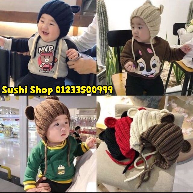 (FreeShip) Mũ len - Mũ trẻ em - Mũ cho bé