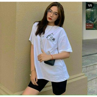 Set áo thun chữ trắng cali quần lửng