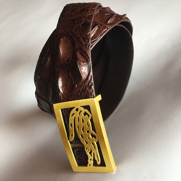 Dây nịt nam Thắt Lưng da Doanh Nhân Da cá sấu Thật 2 Lớp thời trang | BigBuy360 - bigbuy360.vn