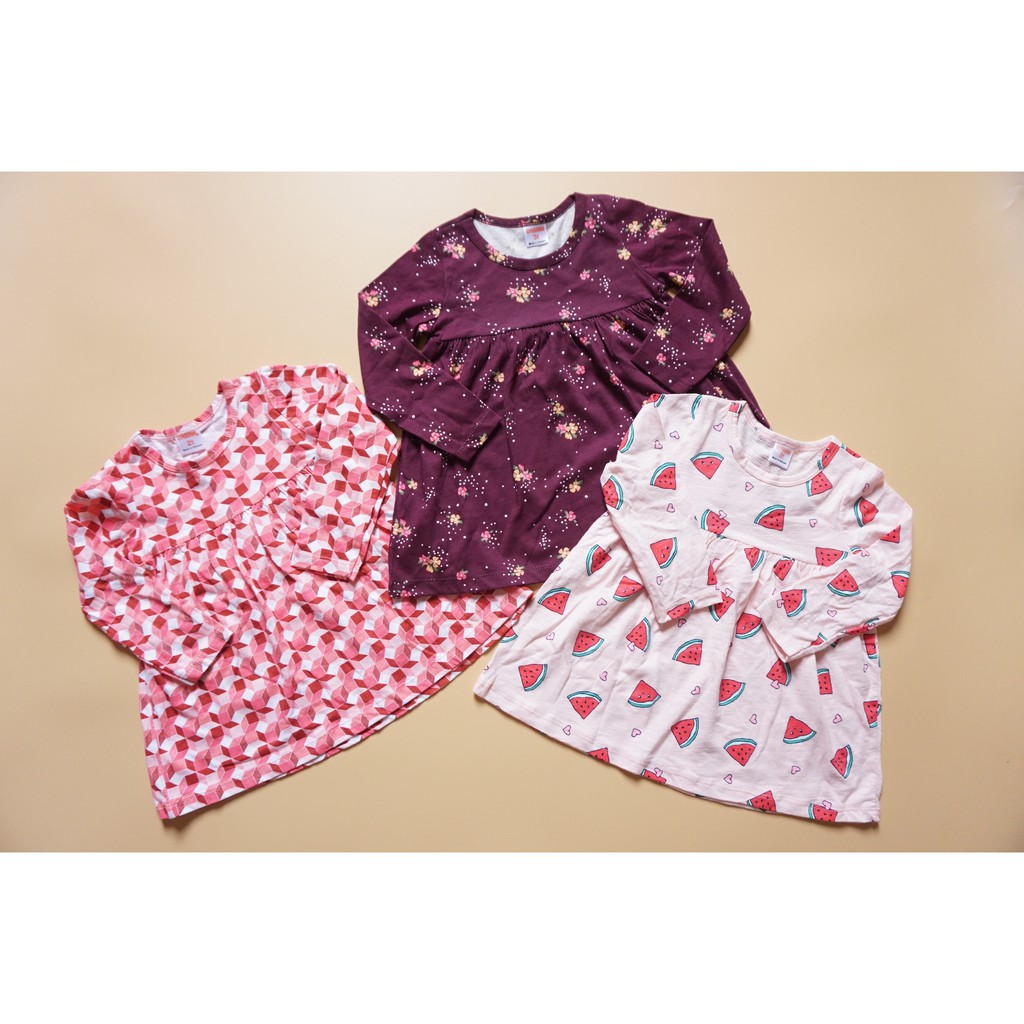 dài tay 1-2 tuổi Gymboree, váy đầm bé gái