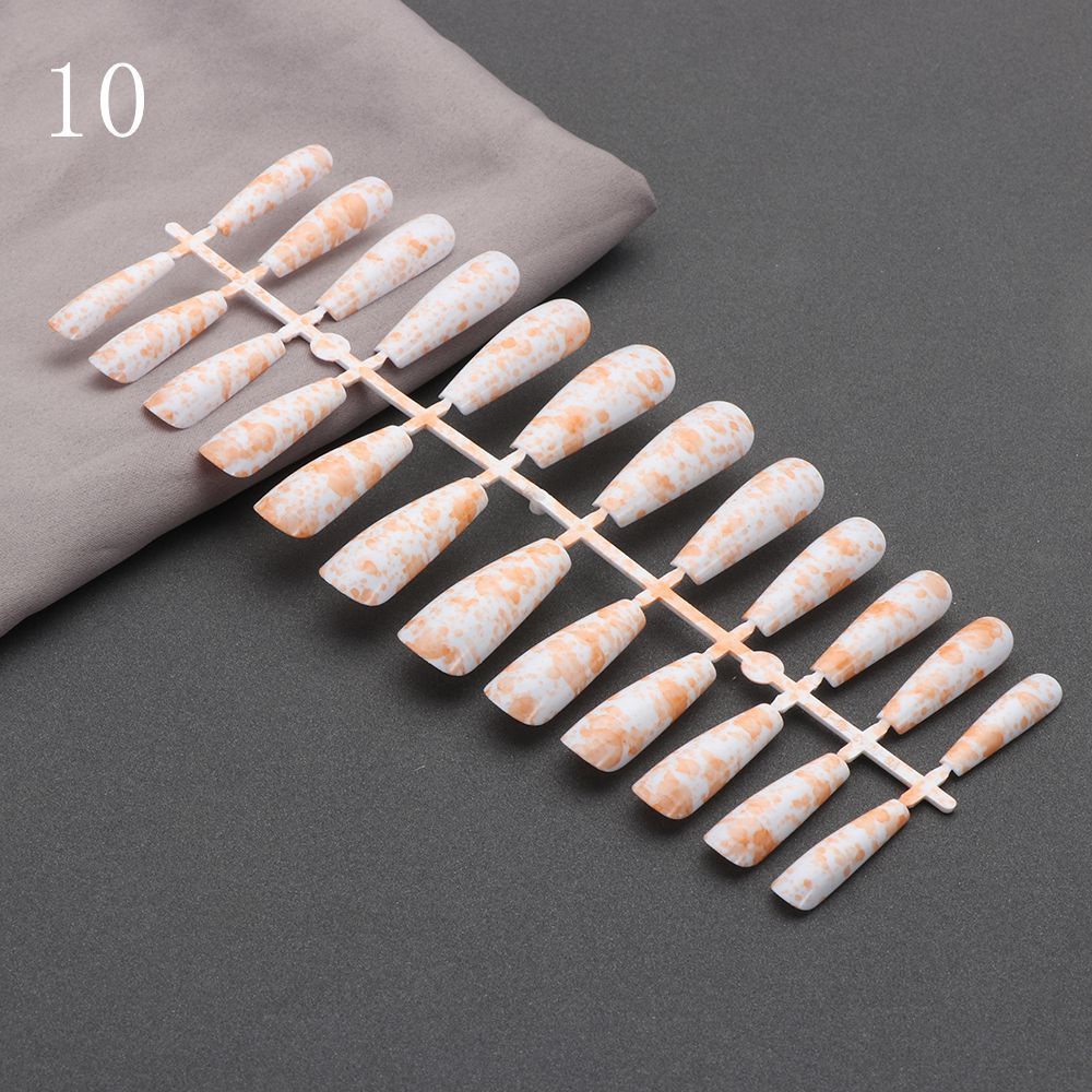 Bộ Móng Tay Giả Bằng Acrylic Nhiều Màu Sắc Dùng Trang Trí Móng Tay