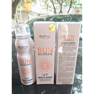 [ Xả lỗ ] Kem chống nắng dạng xịt v7 Hàn quốc
