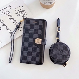 Bao da 2 mặt lv dành cho iphone 6/7/8/se có dây đeo