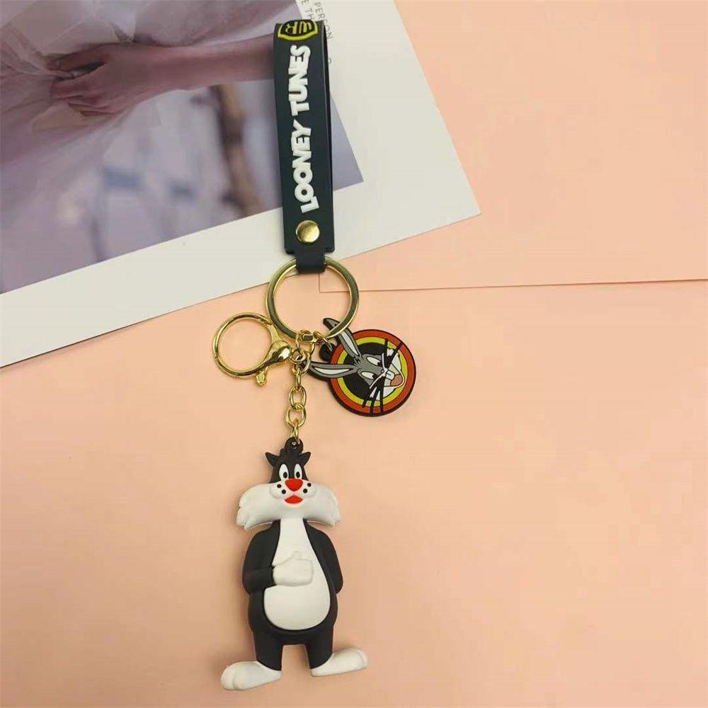 LANFY Móc Khóa Hình Thỏ Bunny Xinh Xắn Dành Cho Các Cặp Đôi