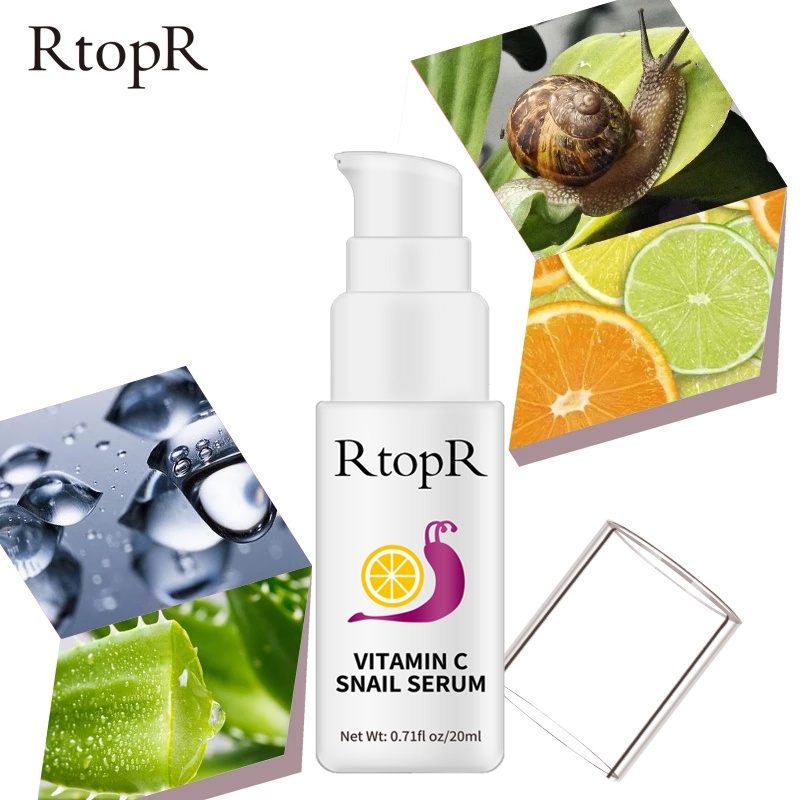 Serum Dưỡng Da Trắng Da RtopR Chiết Xuất Ốc Sên/Vitamin C Chống Nếp Nhăn Săn Chắc Và Trẻ Hóa Làn Da Hiệu Quả Vitamin C Brightening 20ML