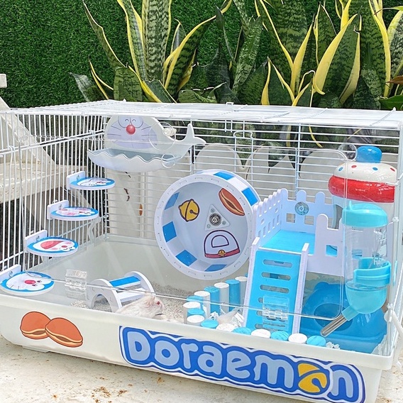 Bậc thang ĐÔ RÊ MON  nâng cấp trang trí lồng chuồng hamster