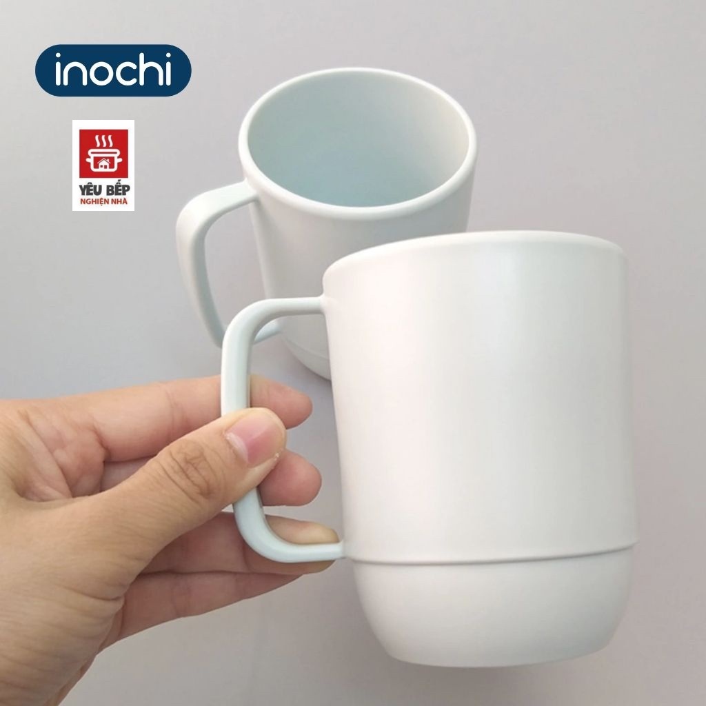 Cốc nước - Ca Uống nước Inochi Amori 350ml Cao/ Thấp nhựa nguyên sinh kháng khuẩn Ag+ cao cấp