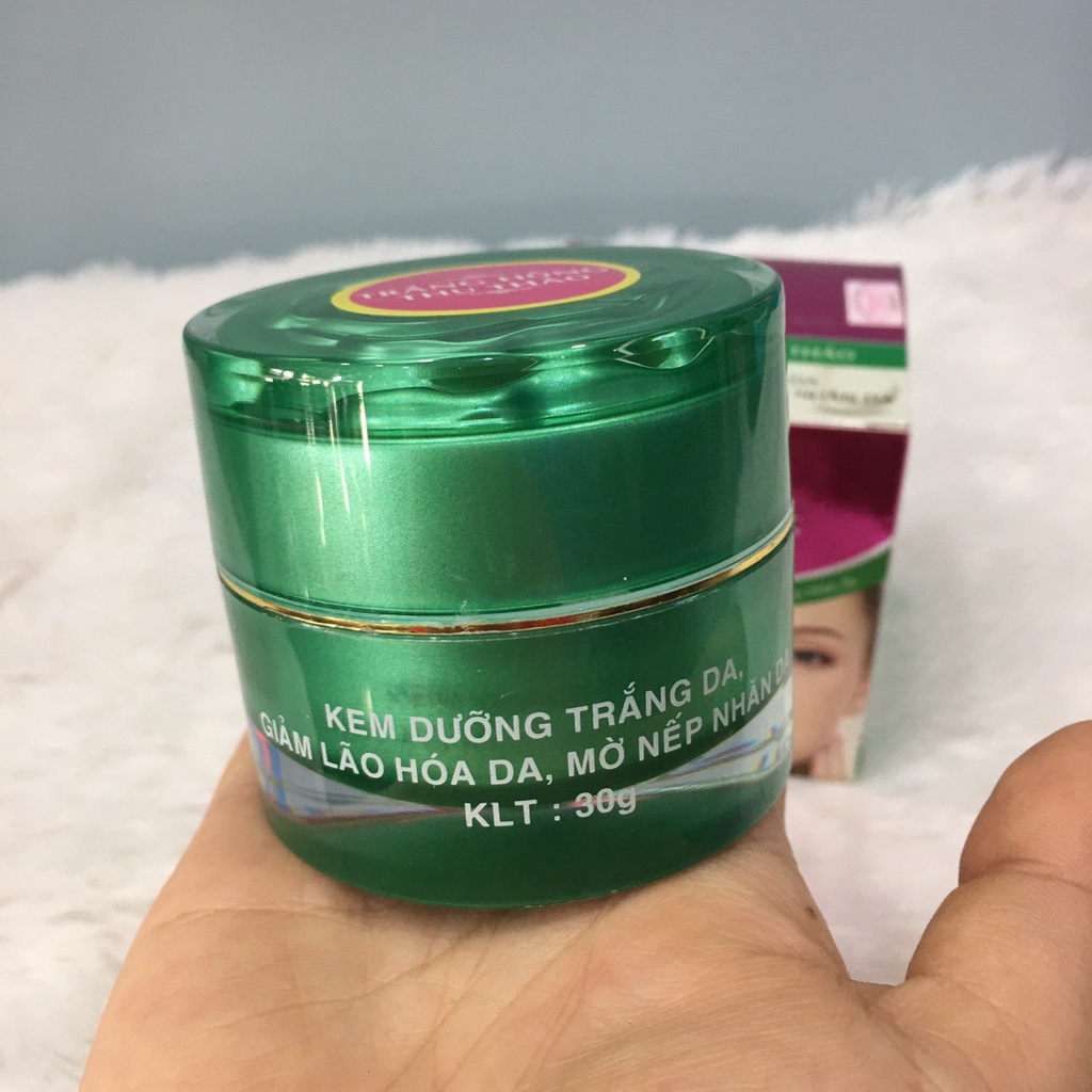 Kem dưỡng trắng da, giảm lão hóa, mờ nếp nhăn 30g Trắng Hồng Thu Thảo