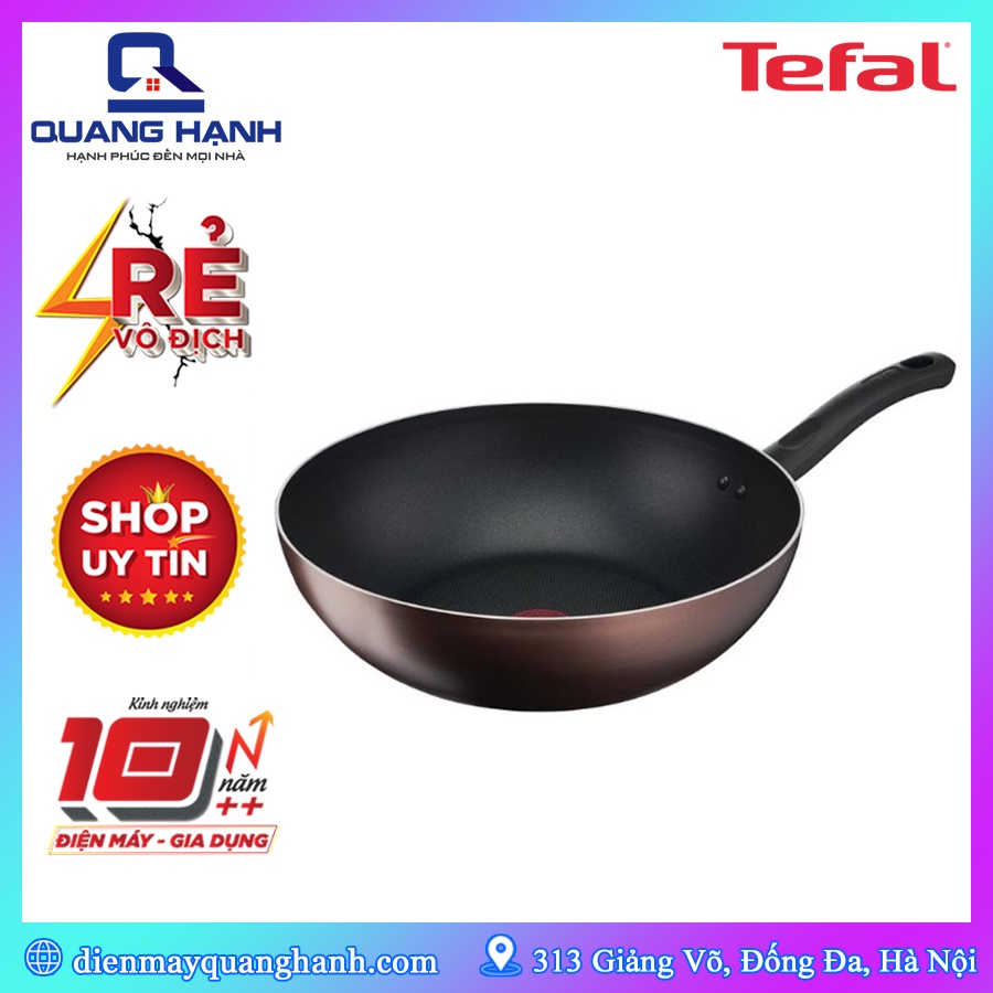 [Hàng chính hãng, Thương hiệu Pháp] Chảo xào sâu lòng Tefal Day By Day G1431905 28cm