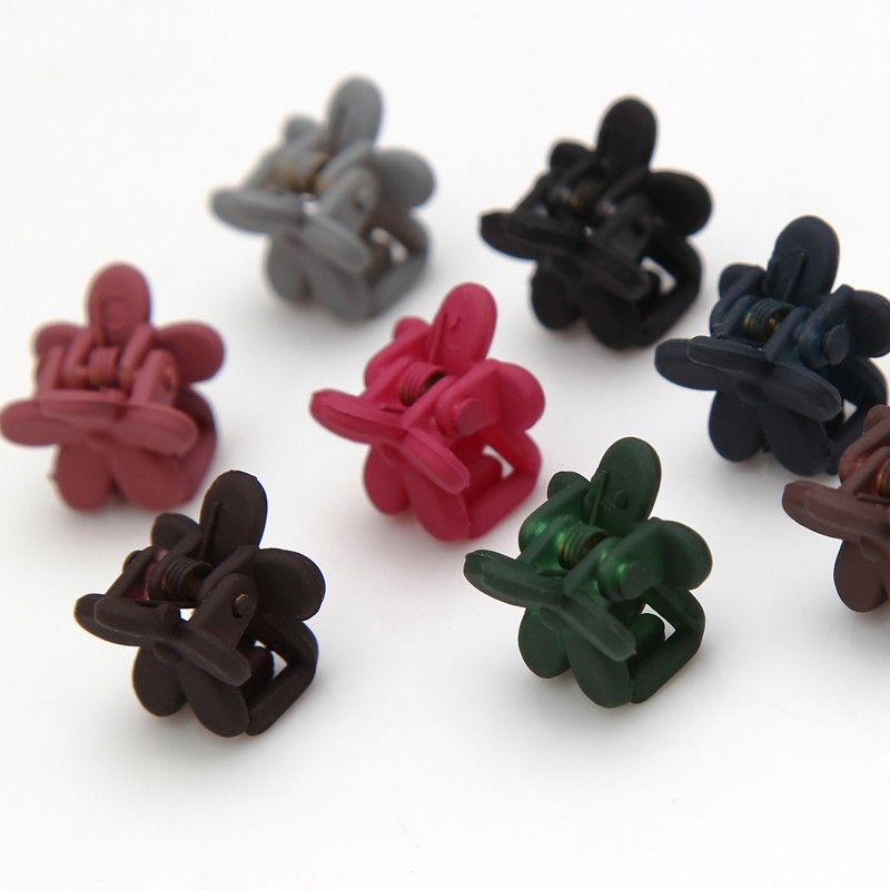 Kẹp tóc mini hình bông hoa phong cách Hàn Quốc xinh xắn cho bé