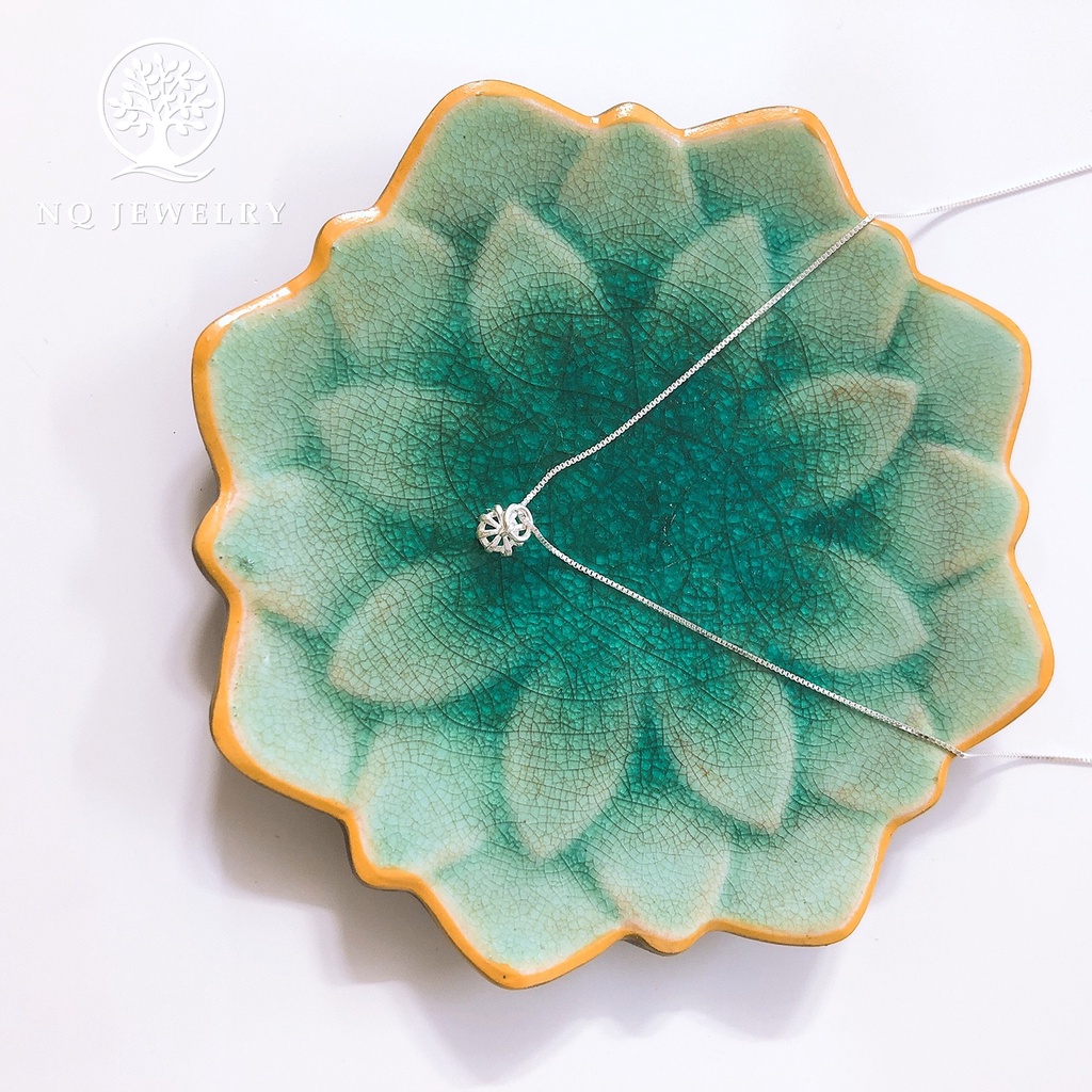 Dây chuyền bạc mặt vương miệng - NQ Jewelry