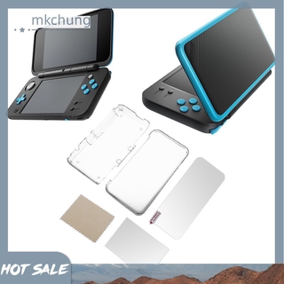 Ốp Lưng Trong Suốt + Miếng Dán Màn Hình Cho Máy Chơi Game Nintendo New 2ds Xl