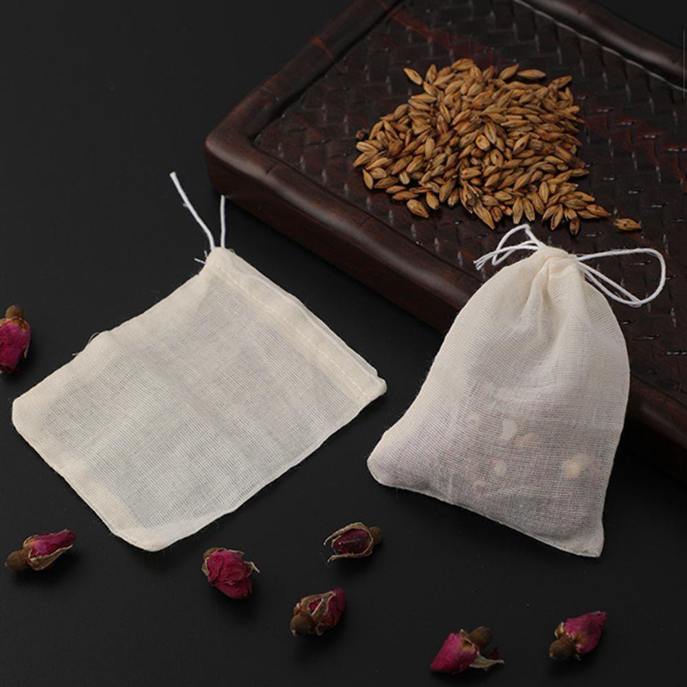Túi Lọc Trà Bằng Vải Cotton Tái Sử Dụng Được Không Tẩy Trắng