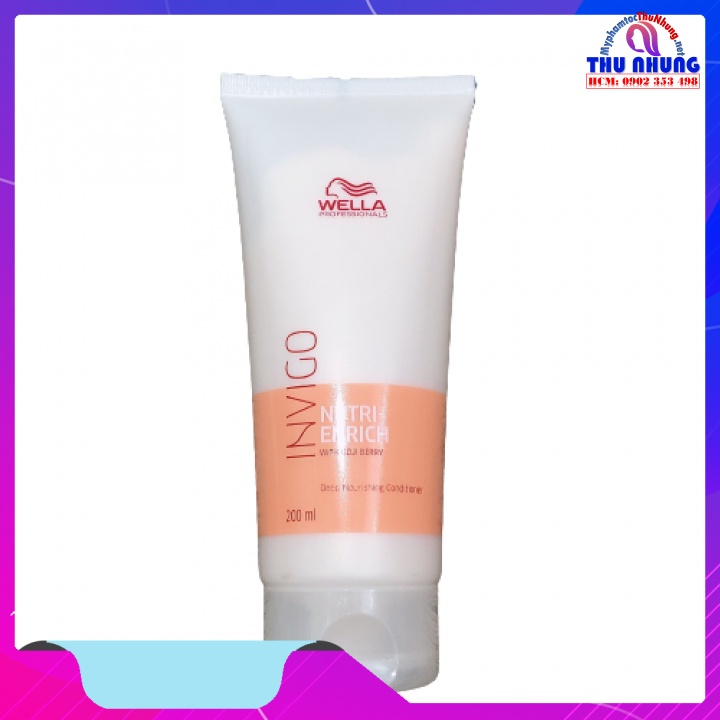 DẦU XẢ TĂNG CƯỜNG DƯỠNG CHẤT WELLA INVIGO NUTRI ENRICH MỀM MƯỢT TÓC KHÔ 250ML