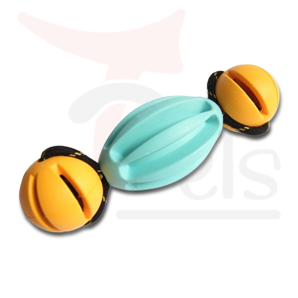 Đồ chơi cao su cho chó xâu chuỗi 3 trái banh TPets - TP009