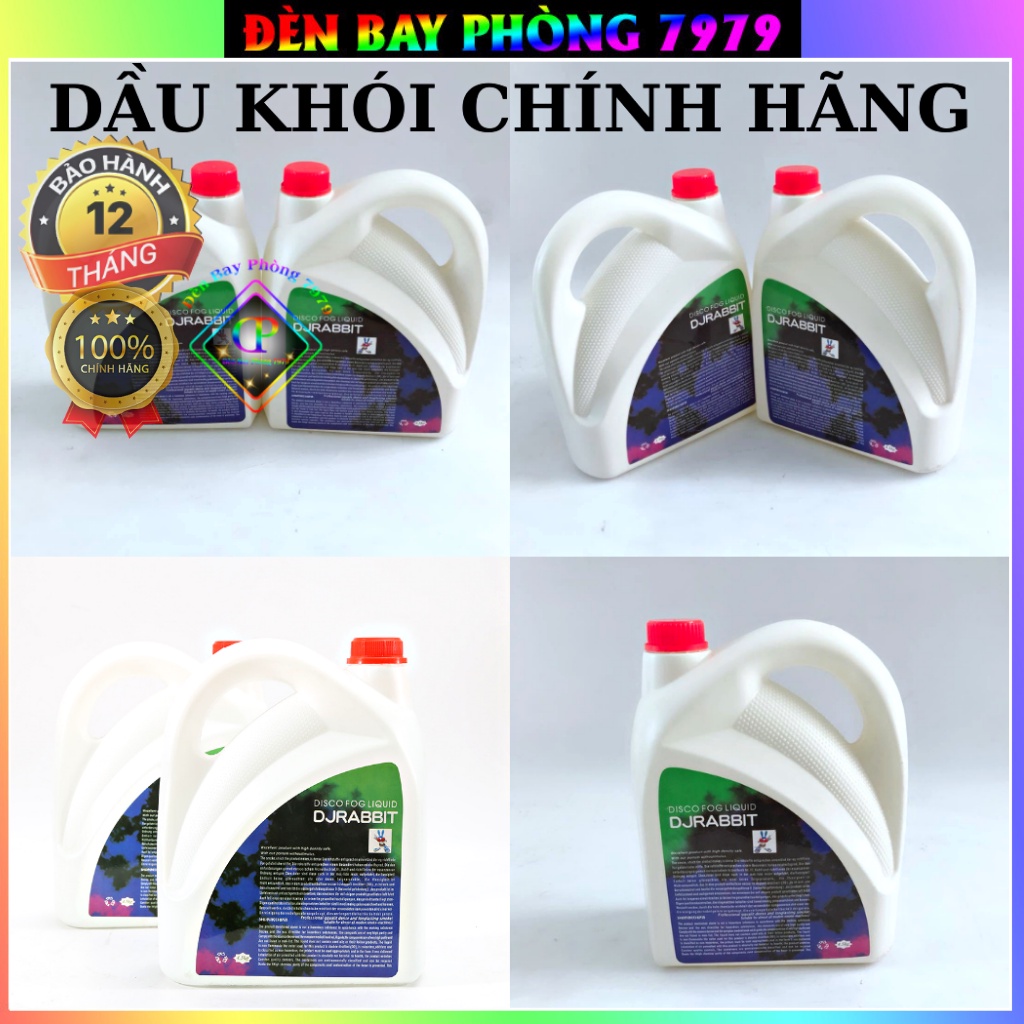 Dầu Khói Thơm DJ Rabbit Đậm Đặc Tạo Hiệu Ứng Khói Cho Phòng Bay, Karaoke, Nhạc Hội, Sân Khấu