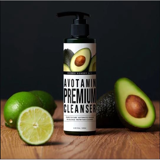 Sữa Rửa Mặt Bơ Dưỡng Sáng Da Byvibes Wonder Bath Avotamin Premium Cleanser 200ml
