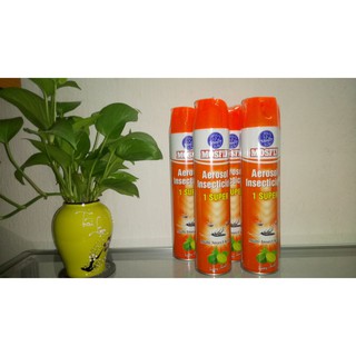 Bình Xịt Côn Trùng Mosfly Super Hương Chanh 600ml
