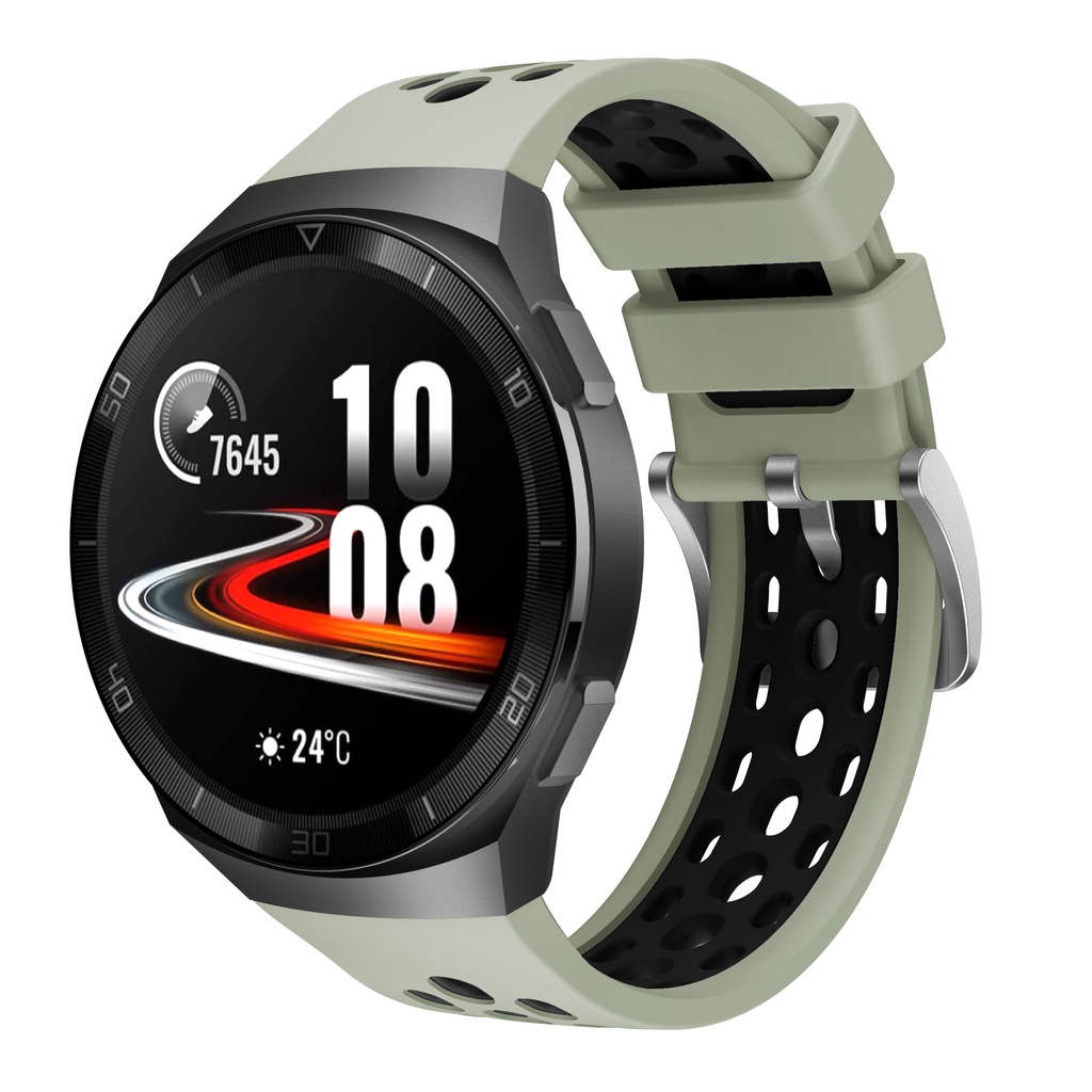 Dây Đeo Silicone Thể Thao 22Mm Thay Thế Cho Đồng Hồ Thông Minh Huawei Gt 2E Gt2E Gt2 E