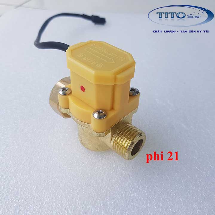 CÔNG TẮC CẢM BIẾN DÒNG CHẢY dùng cho máy bơm tăng áp - Công suất 150W - Phi ra 21mm, vào 27mm