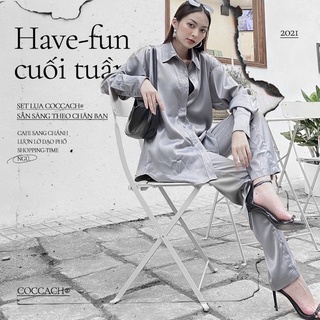 Bộ đồ lụa dài tay CCS66 by COCCACH