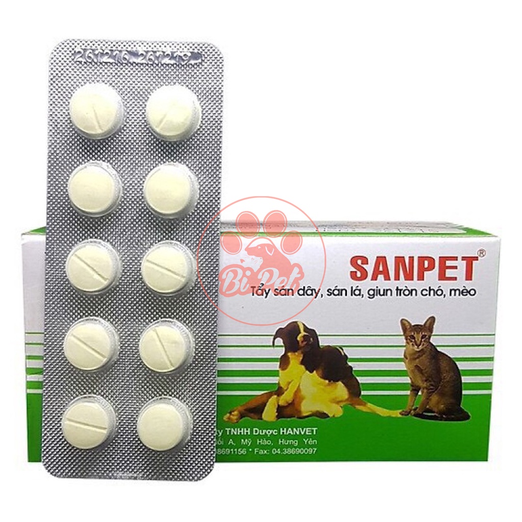 Xổ giun S.a.n.p.e.t cho thú cưng [ Hàng Chính Hãng]  | Bi Pets