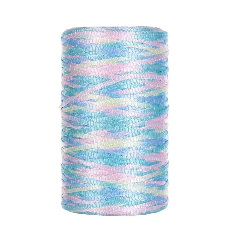 Cuộn Len Đan Sợi Lụa Satin Handmade DIY Dành Cho Trẻ Em