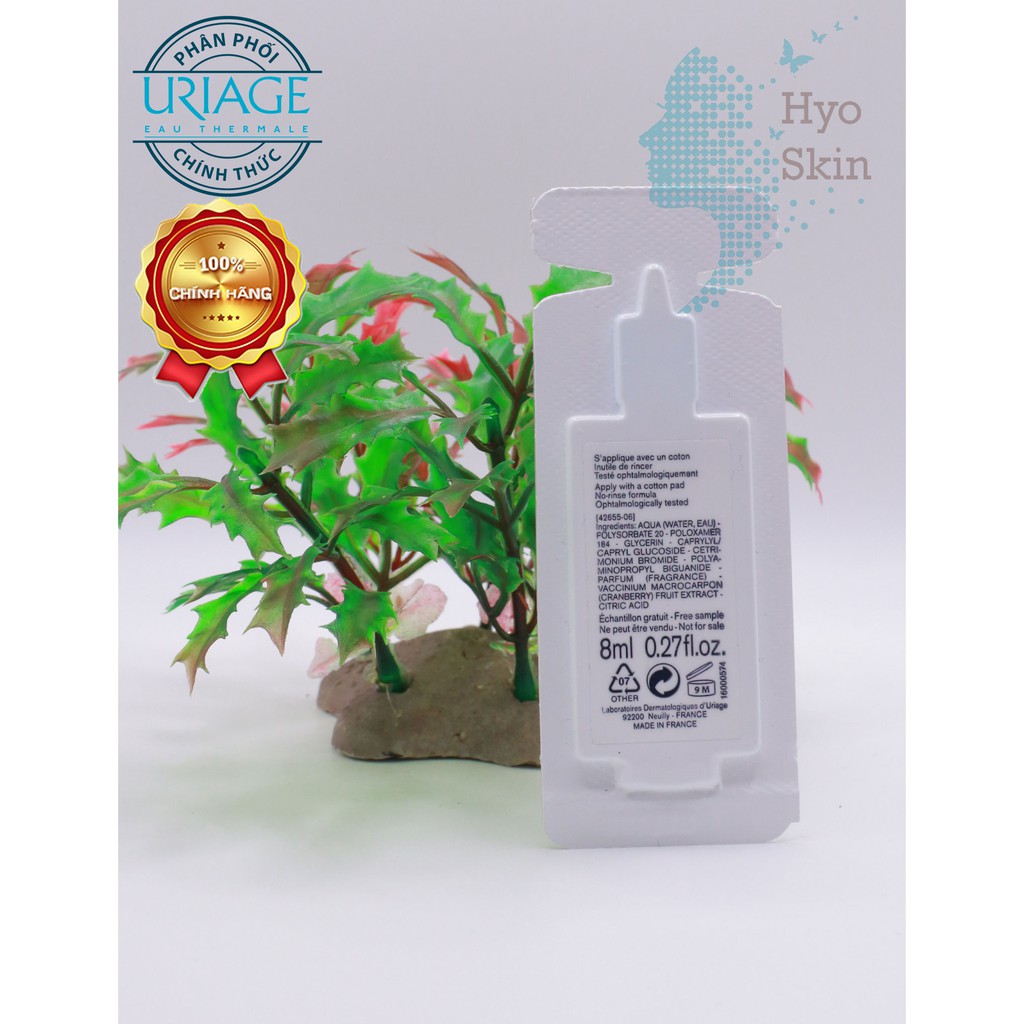 Nước Tẩy Trang Uriage Dành Cho Da Thường/Da Khô EAU MICELLAIRE THERMALE PNS 8ml