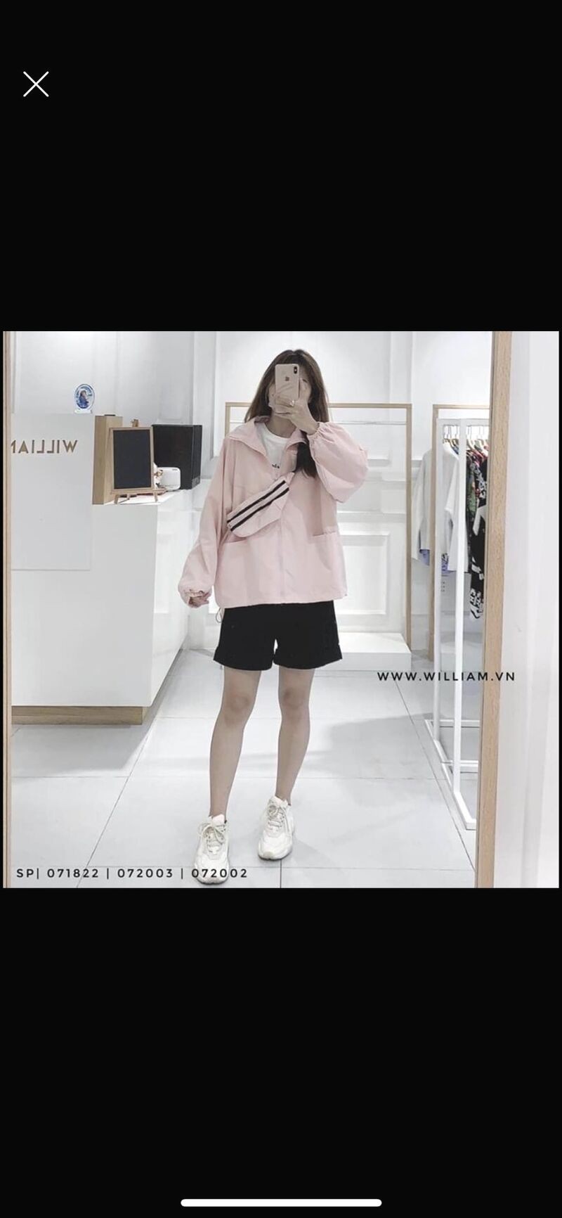 áo khoác nữ form rộng kaki xinh xắn
