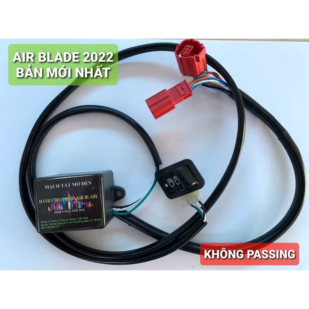 Bộ tắt mở đèn AIR BLADE 2023 - PHIÊN BẢN MỚI NHẤT