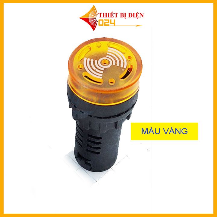 Đèn Báo Nguồn Có Còi AD16-16SM 24VDC