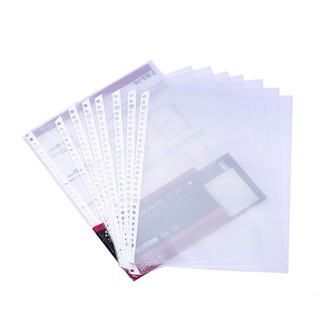 Combo 100 Túi Nilong Trong Đựng Giấy 11 Lỗ